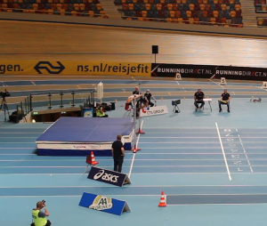 Jamie's geslaagde poging over 2.07 meter